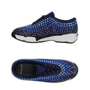 Blue sneakers